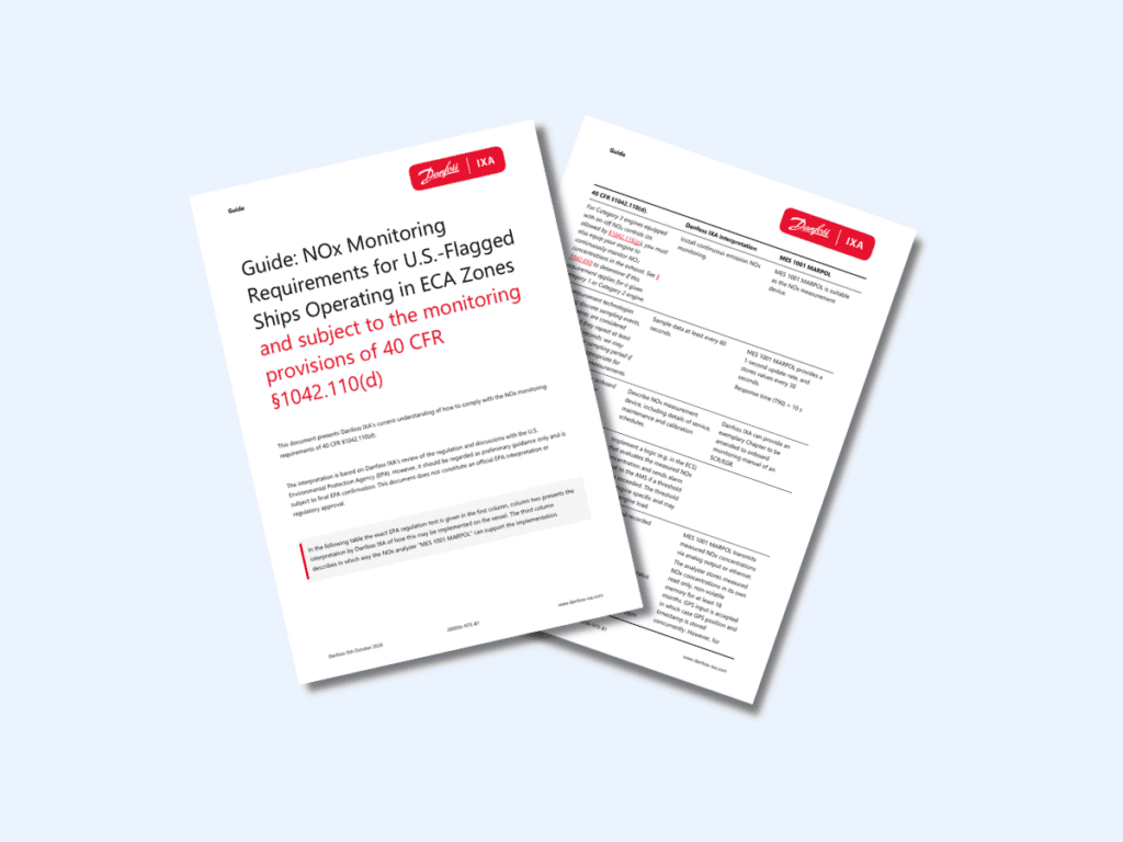 200056-NTE-B1 – Guide to Comply with EPA requirements for NOx monitoring